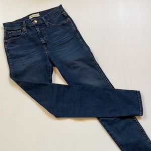 Madewell 10” high-rise skinny blue Jean.  Women’s size 26